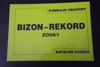 Katalog części zamiennych do kombajnu zbożowego BIZON Rekord/Super