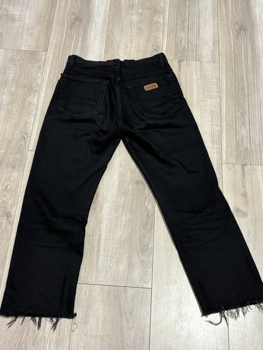 Широкі чорні джинси 31 розмір