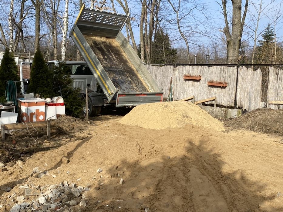 Piasek pospółka Zasypowy Siany Płukany Tychów Cement Transport