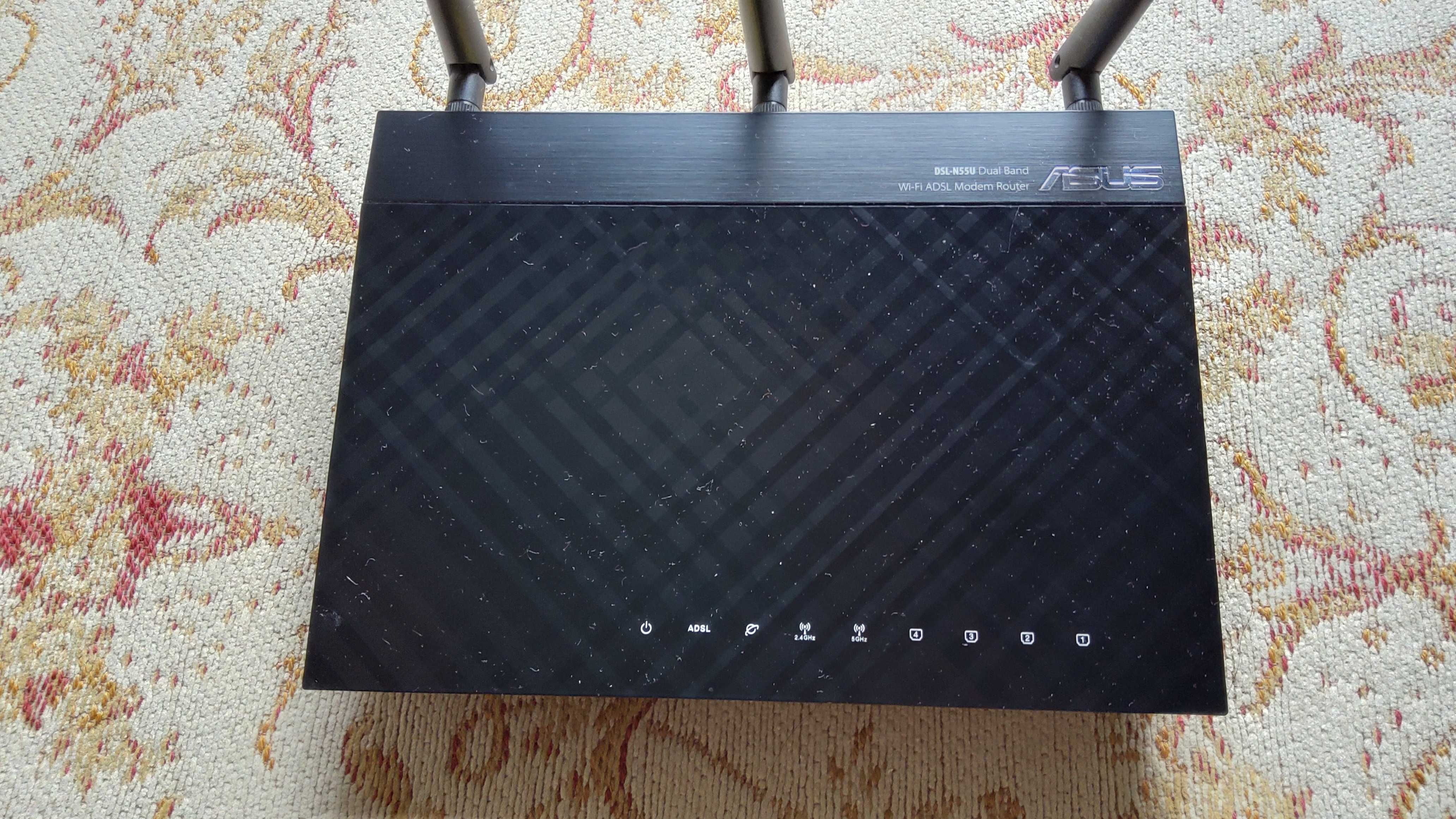 Bezprzewodowy router ASUS DSL-N55U ADSL DUAL BAND WIRELESS-N600