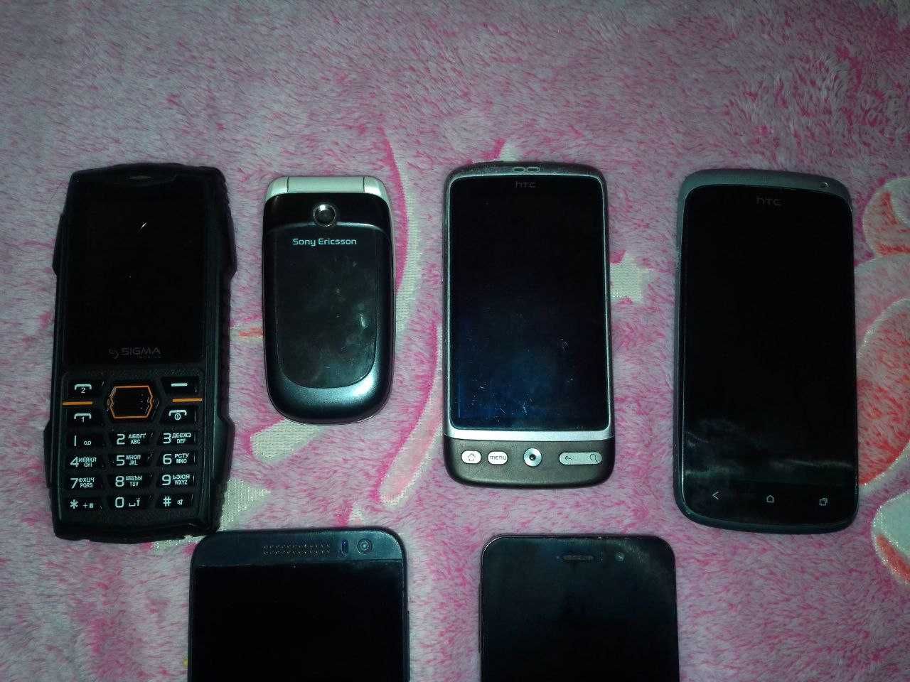 Телефон, смартфон Sigma, Sony Ericsson, HTC (Под ремонт)