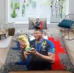 KIZQYN Komplet pościeli z mikrofibry Mbappe