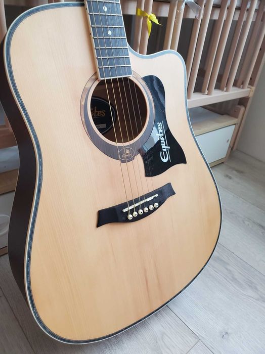 матовая гитара акустическая металические струны полноразмерная