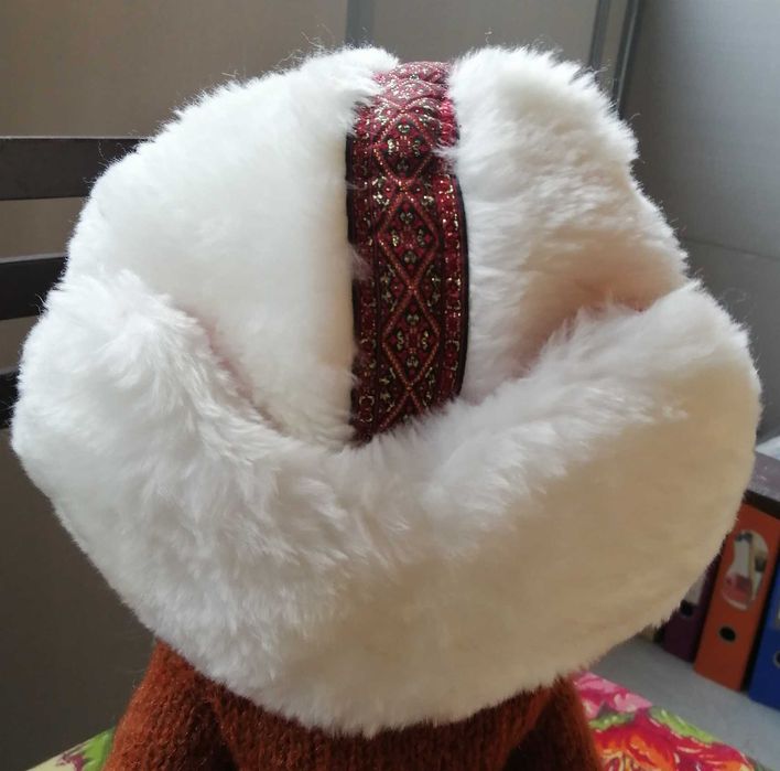 Шапка и  варежки Новогодние мужские