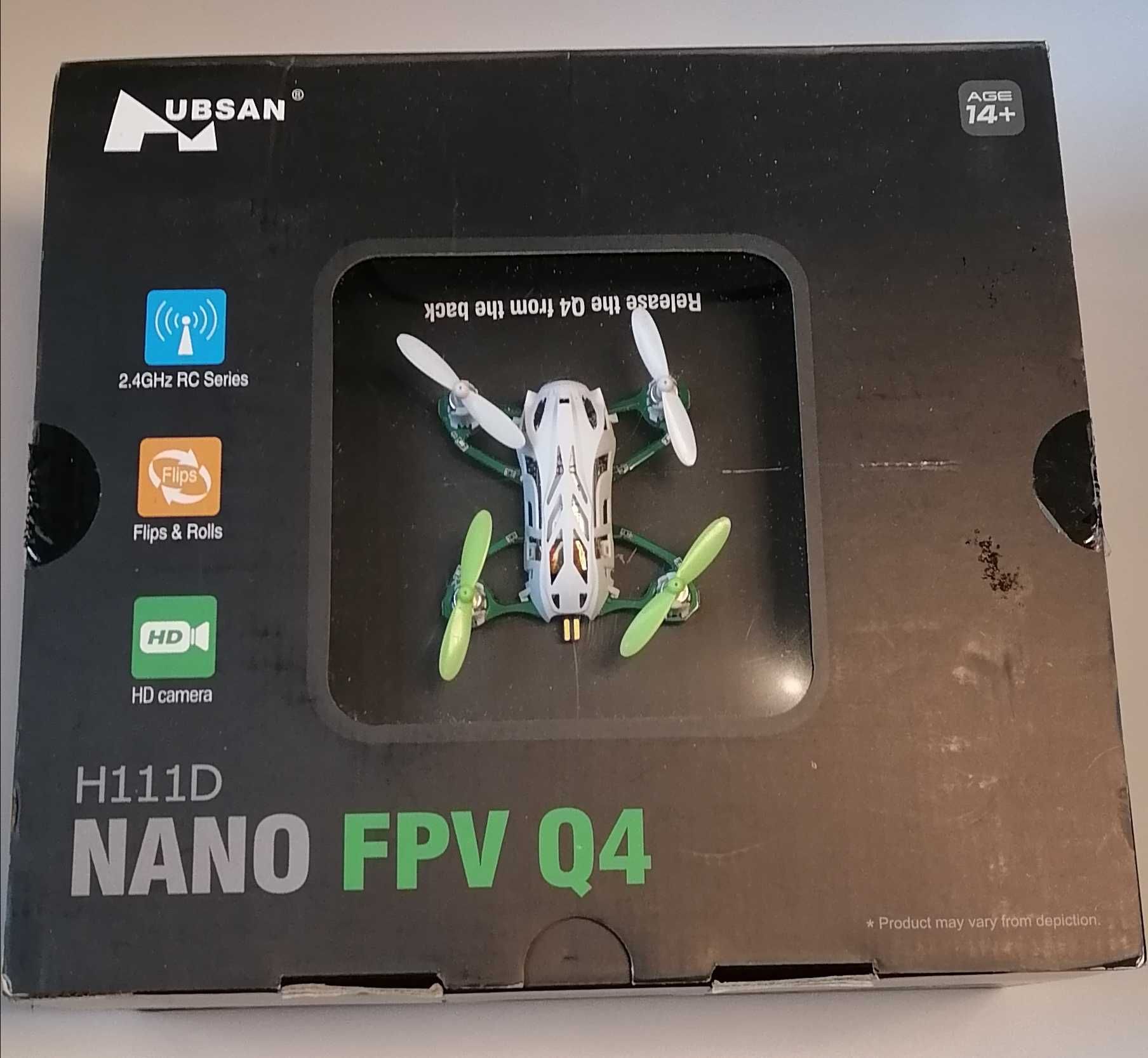 Dron rekreacyjny HUBSAN Q4 H111D FPV NANO