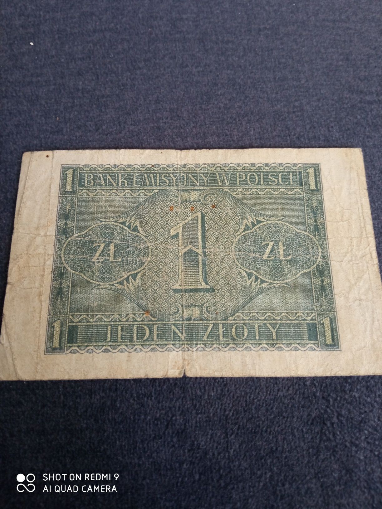 Jeden 1 złoty 1941 r