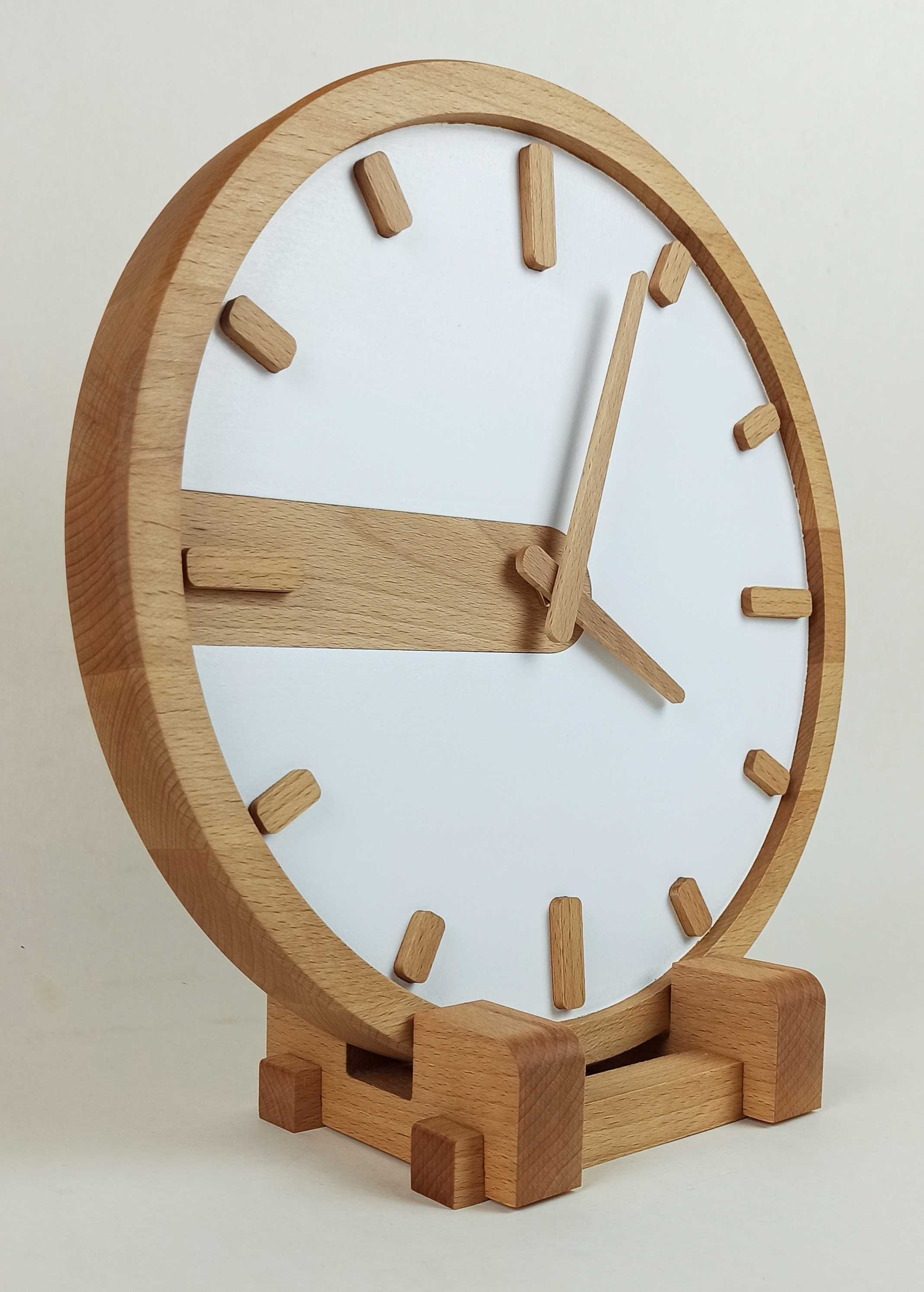 Настінний годинник з натурального дерева, серії "fresh" Круглий 31см