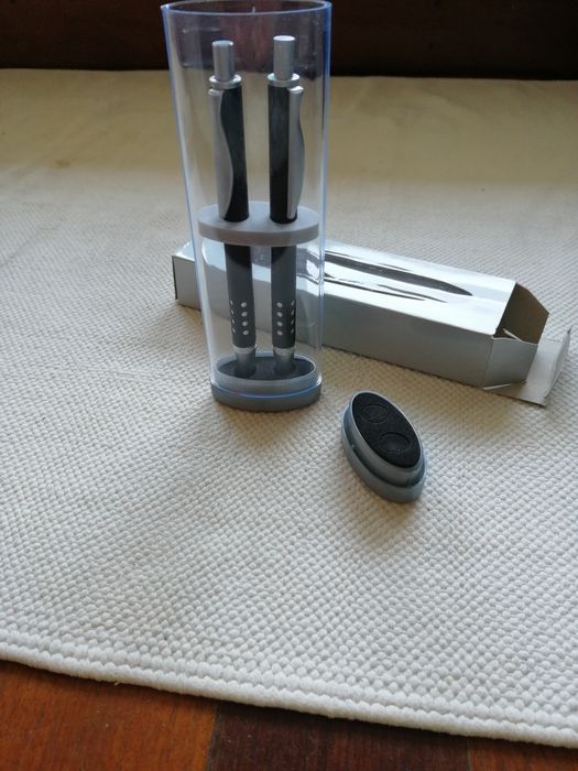 Conjunto caneta e lapiseira