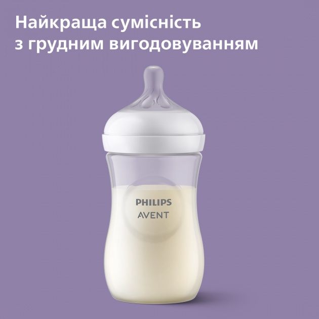 Бутилочка Philips Avent Natural 260 мл від 0 міс+