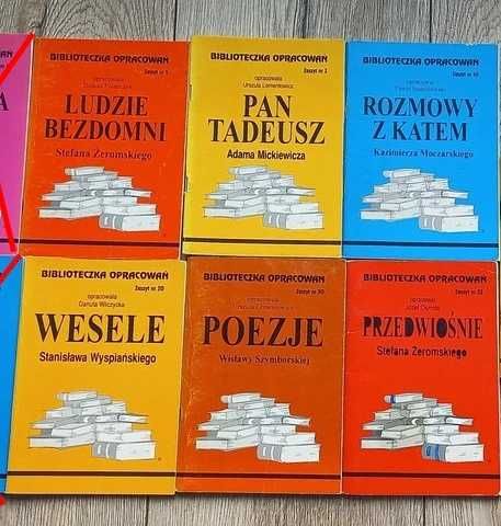 Biblioteczka opracowań streszczenia lektur Wesele Przedwiośnie Pan Tad