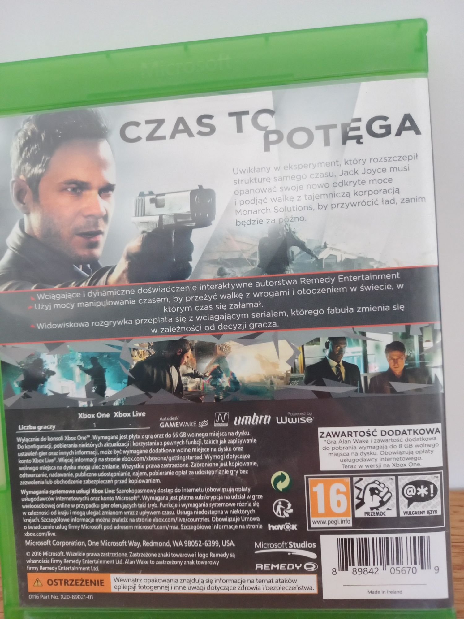 Quantum Break - xbox one - ang. wer..