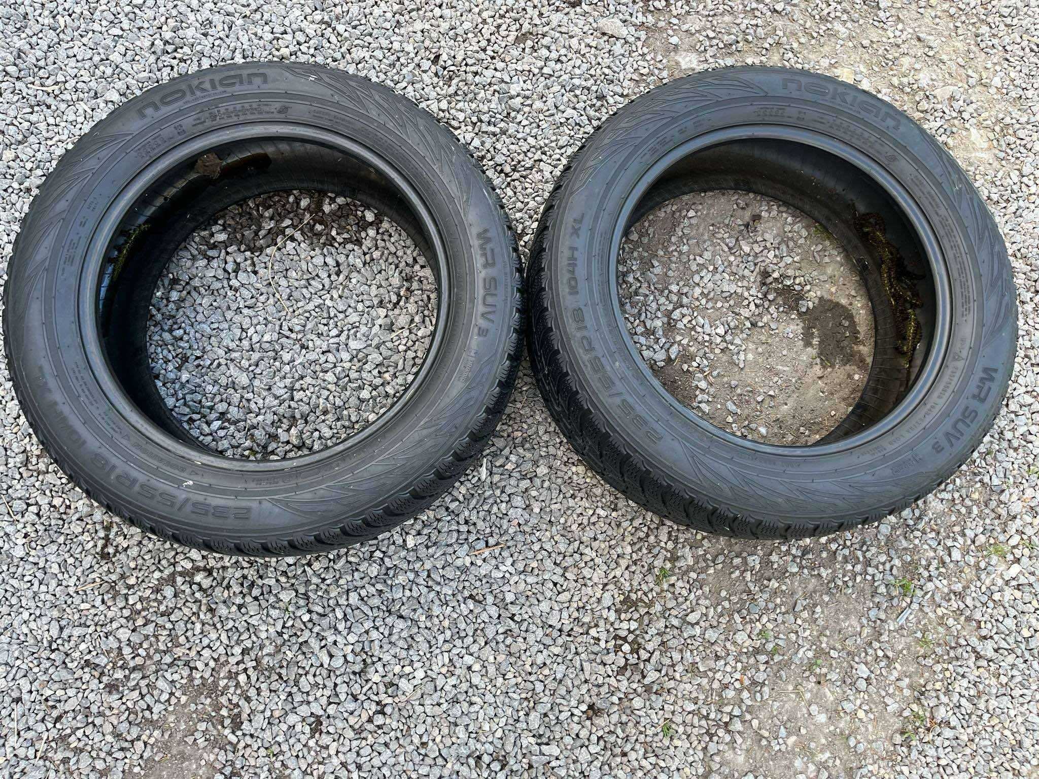 Opony 235/55R18 Nokian WR Suv 3 Zima 2sztuki 6,87mm bieżnika
