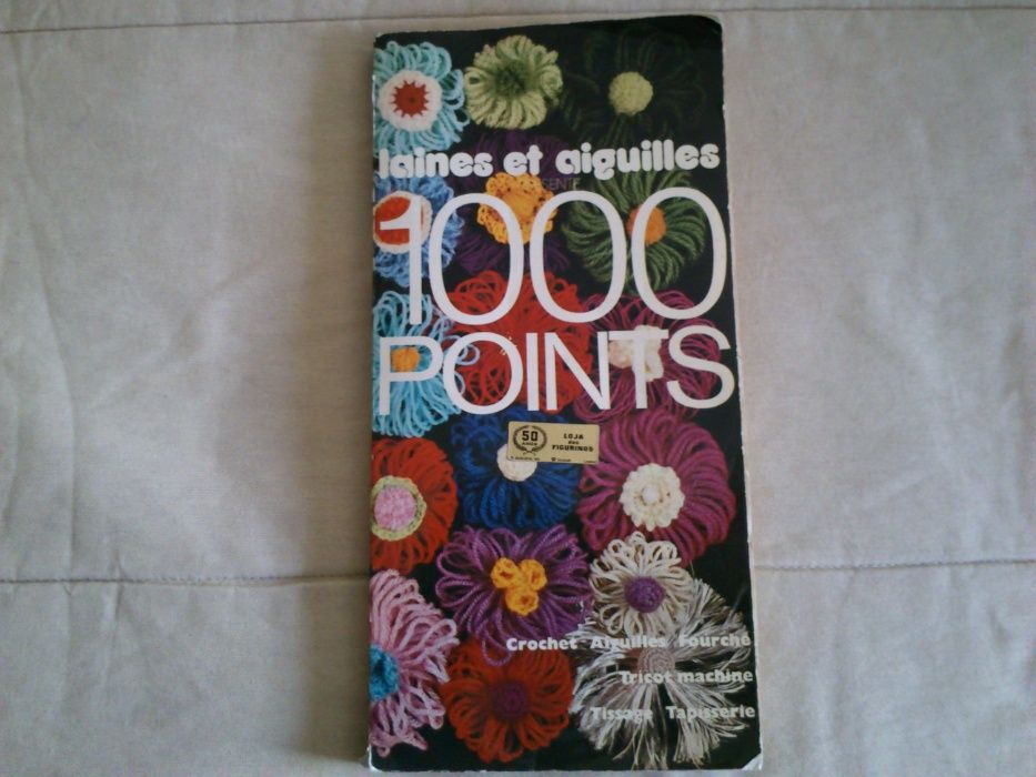 livro 1000 points Crochê, Tricô, editora Laines et Aiguilles, Canadá