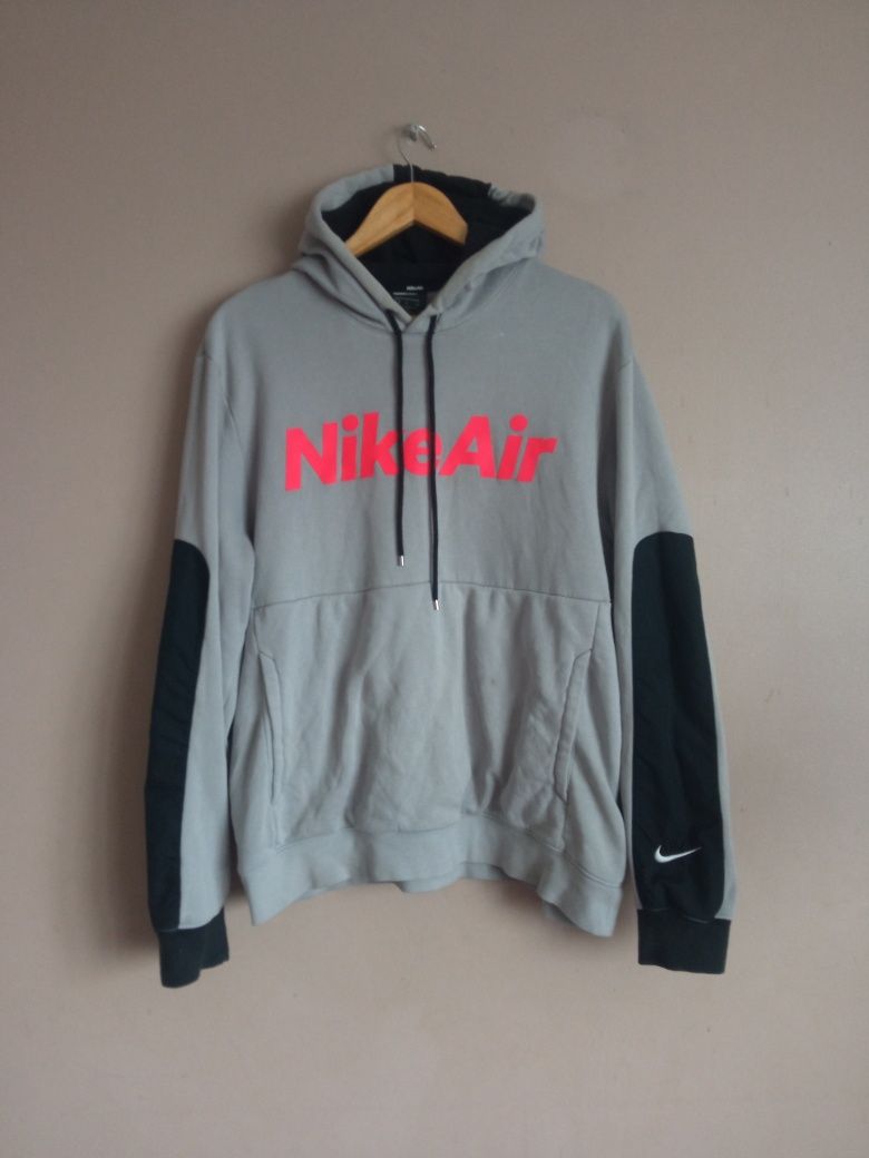 Szara bluza z kapturem Nike