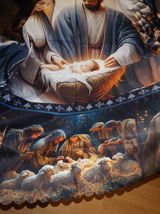 Obrus szopka śliczny