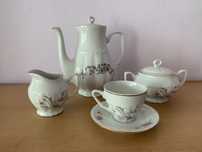 Serwis kawowy - herbaciany porcelana porcelanowy