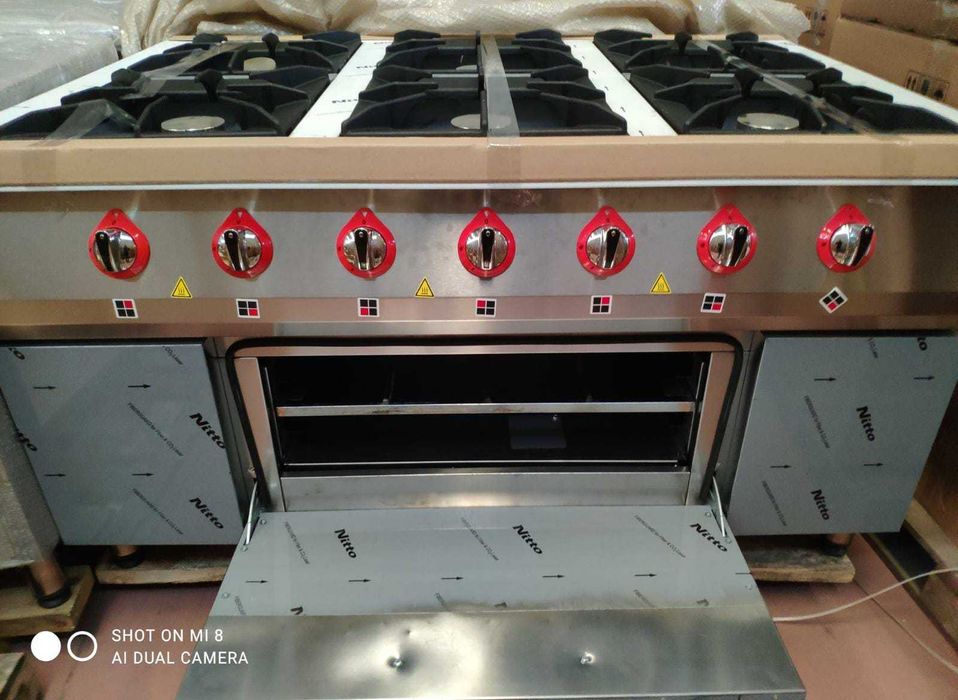 Fogão c/ Forno Industrial 6 Bicos NOVO