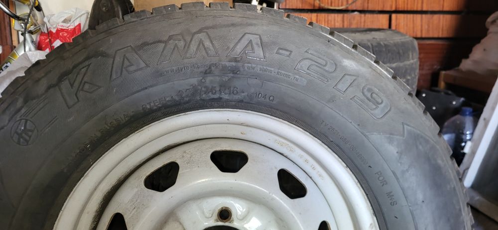 Колеса в сборе 225/75 R16  УАЗ