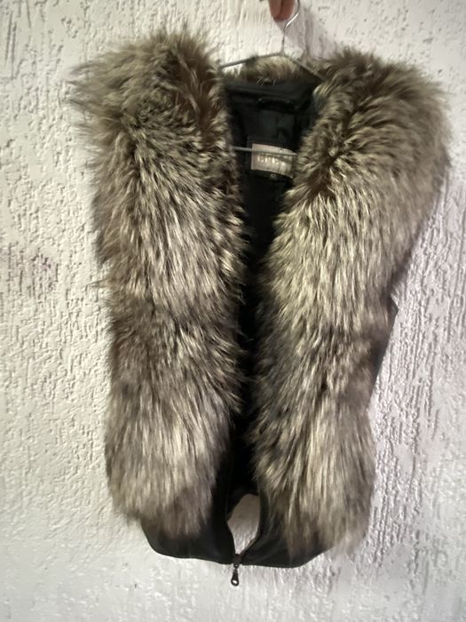 Меховая жилетка кожана натуральна