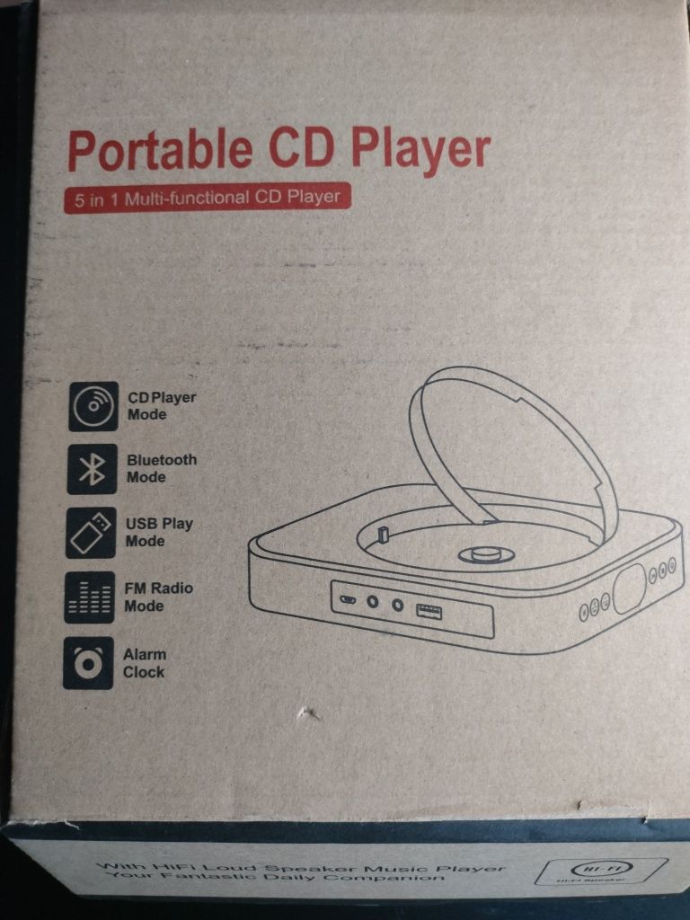Odtwarzacz CD Bluetooth,Radio
