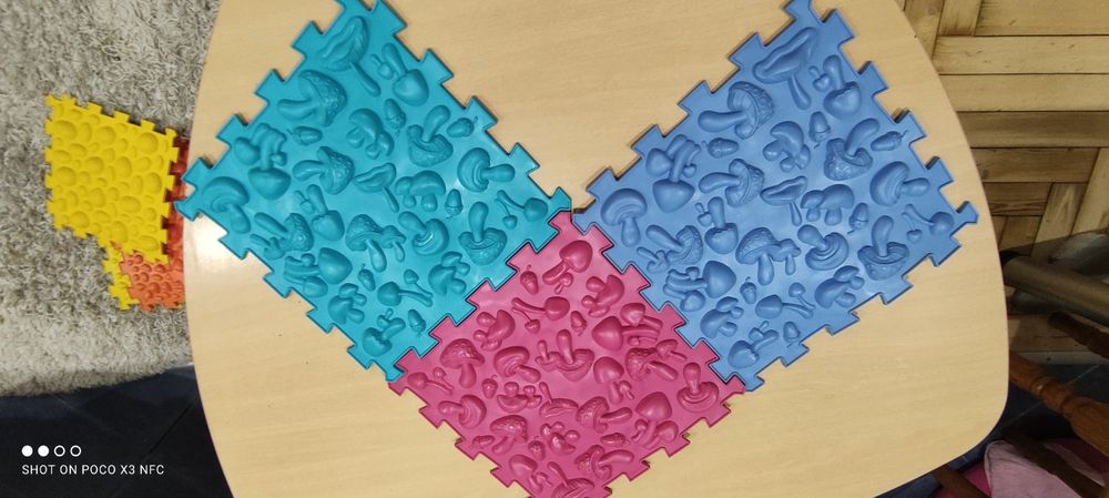 Беспл. доставка. . Массажный ортопедический коврик Ортек.  9 видов