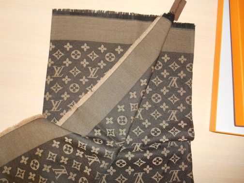 Louis Vuitton Chusta Szalik, Szal apaszka damski kasmirowa 03579