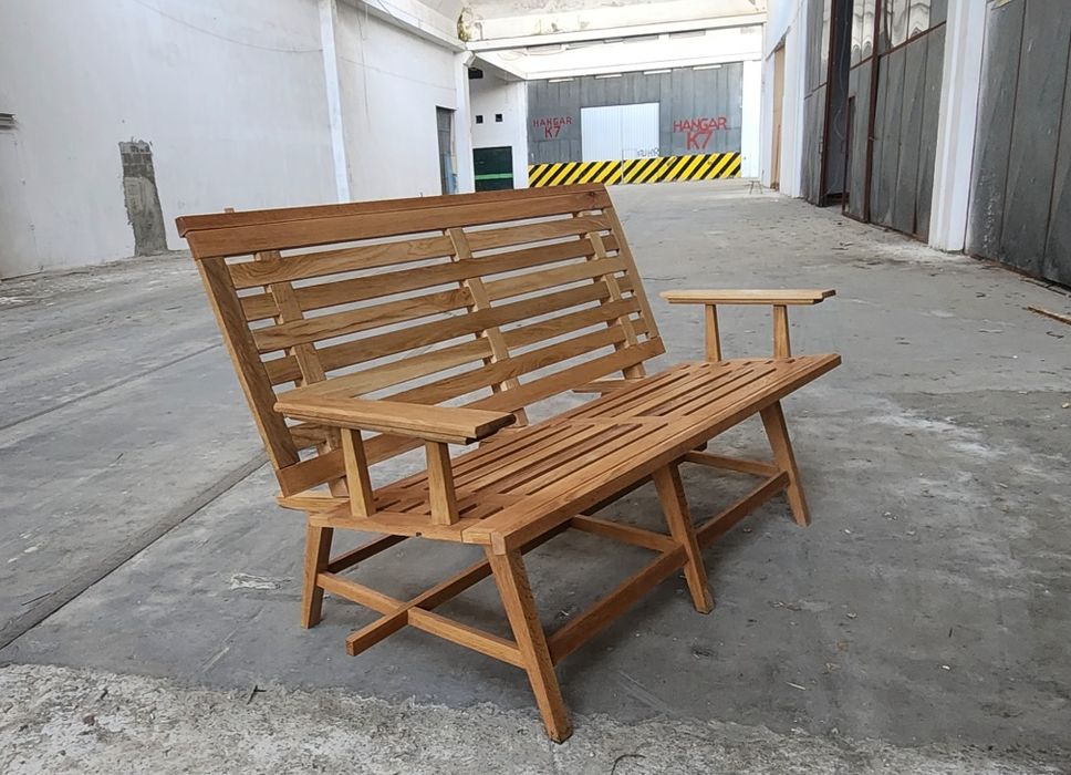 Banco/sofá madeira Carvalho