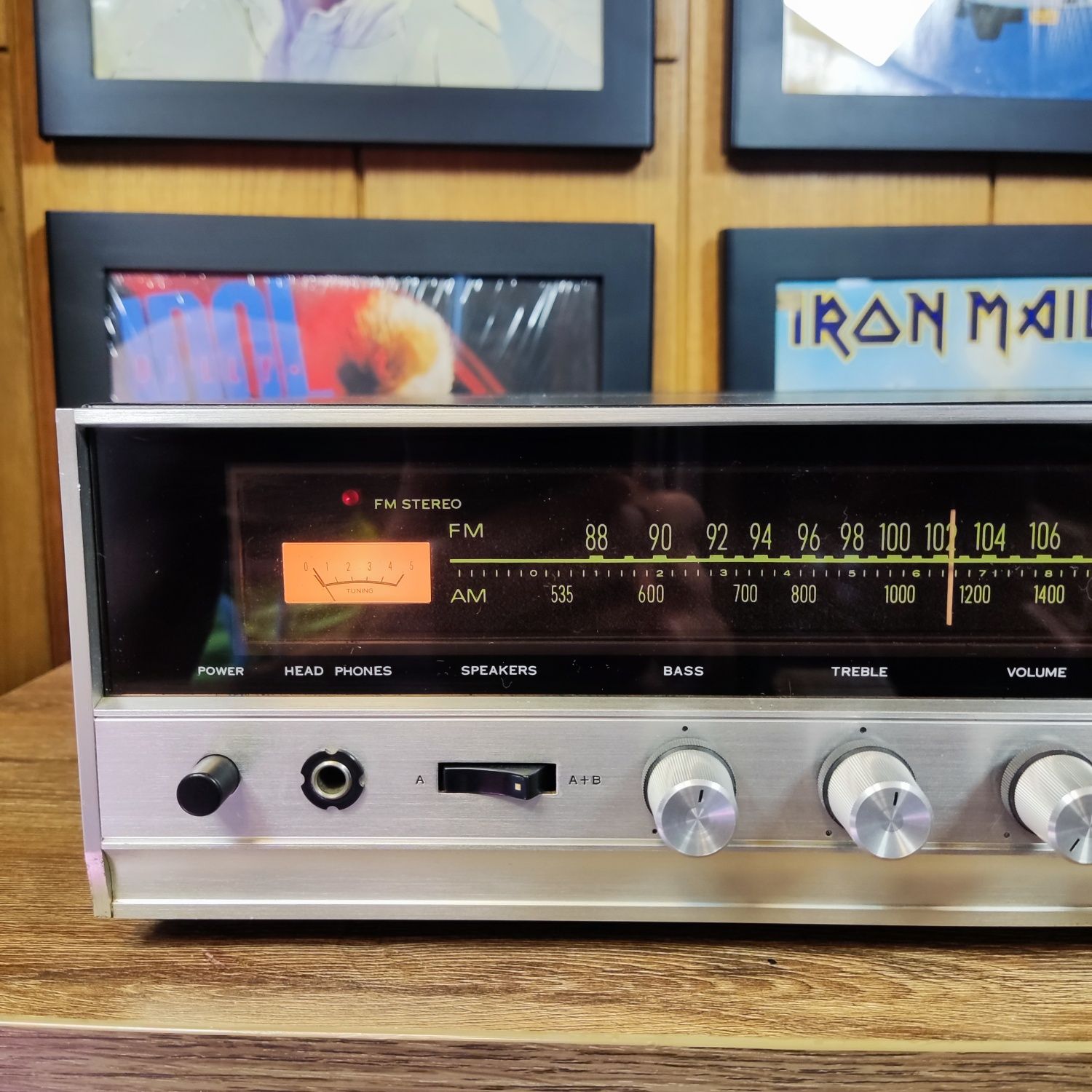 Amplituner Sansui Stereo tuner amplifier Solid State 350 Vintage