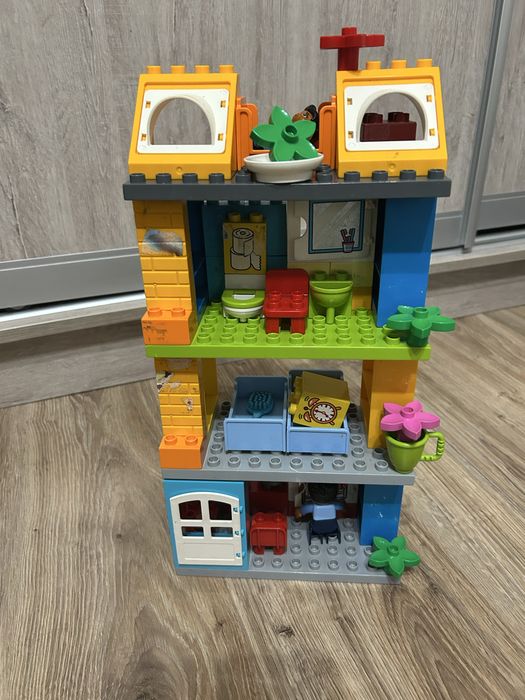 Лего Дупло Lego Dupli 69 деталей дім ролини, сімейний 10835