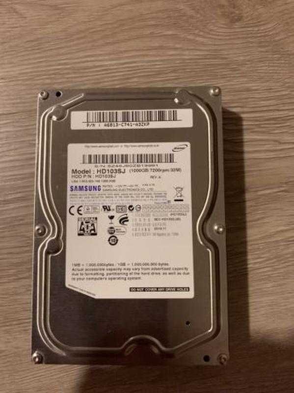 Жорсткий диск HDD - Samsung 1000gb 7200 Sata