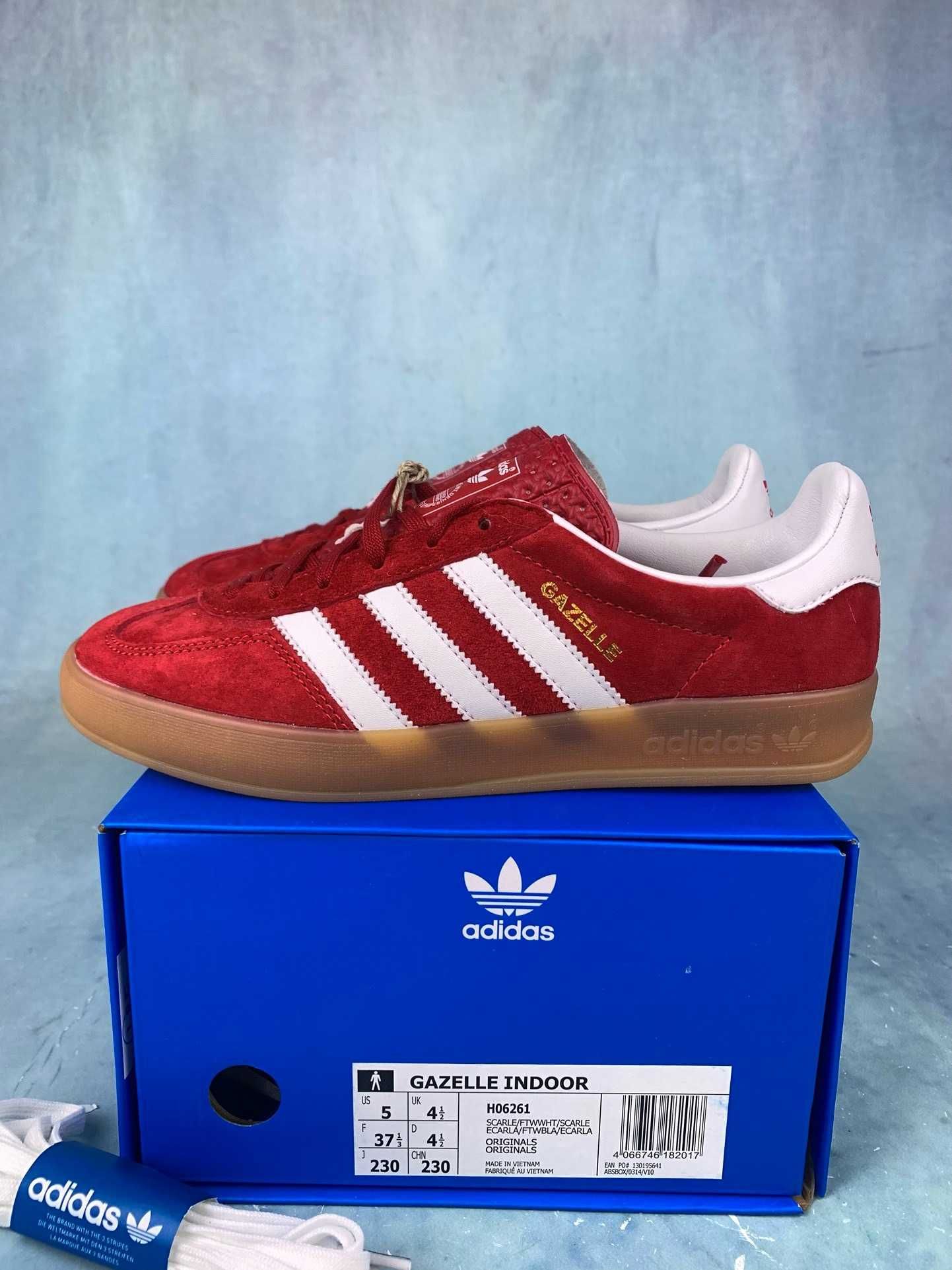 Кеди Adidas Gazelle Indoor 'Scarlet Gum' адідас газелі