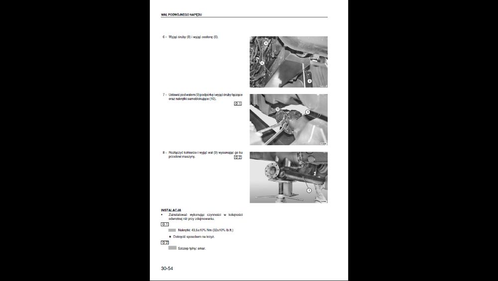 Instrukcja napraw Agrotron seria K 90 DO k120 po polsku! Warsztatowa