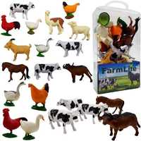 Zwierzęta Domowe Duży Zestaw Farma Figurki Pudełko