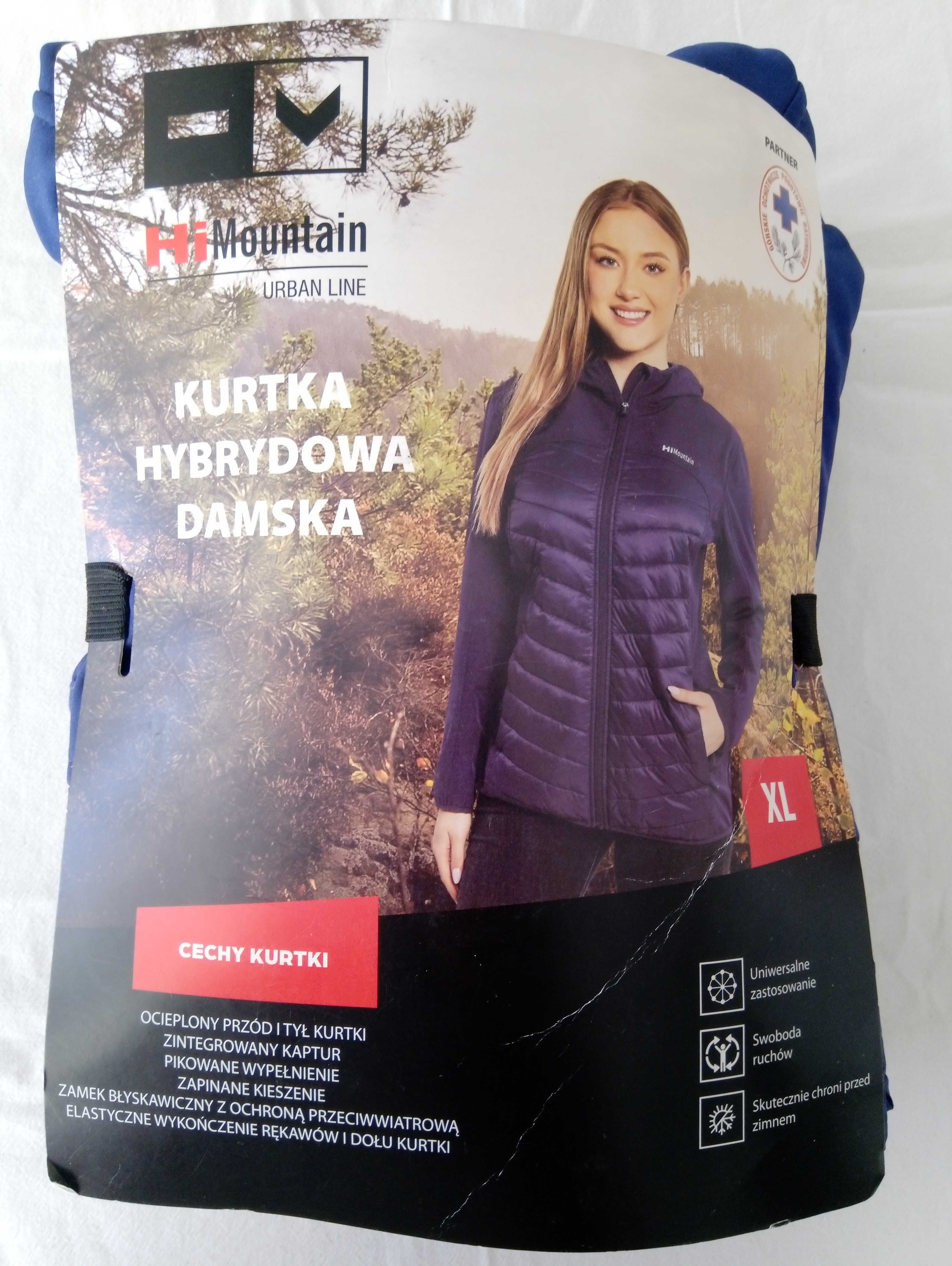 damska niebieska kurtka hybrydowa HiMountain roz. XL