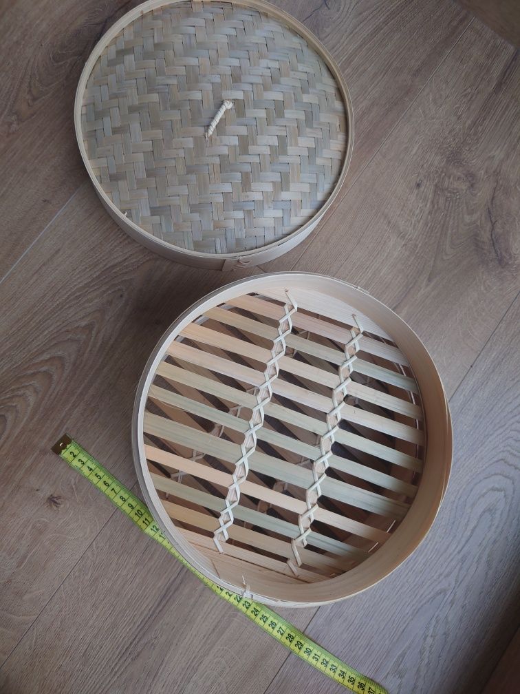 Sitko bambusowe, parowar bambusowy Bamboo steamer 25cm