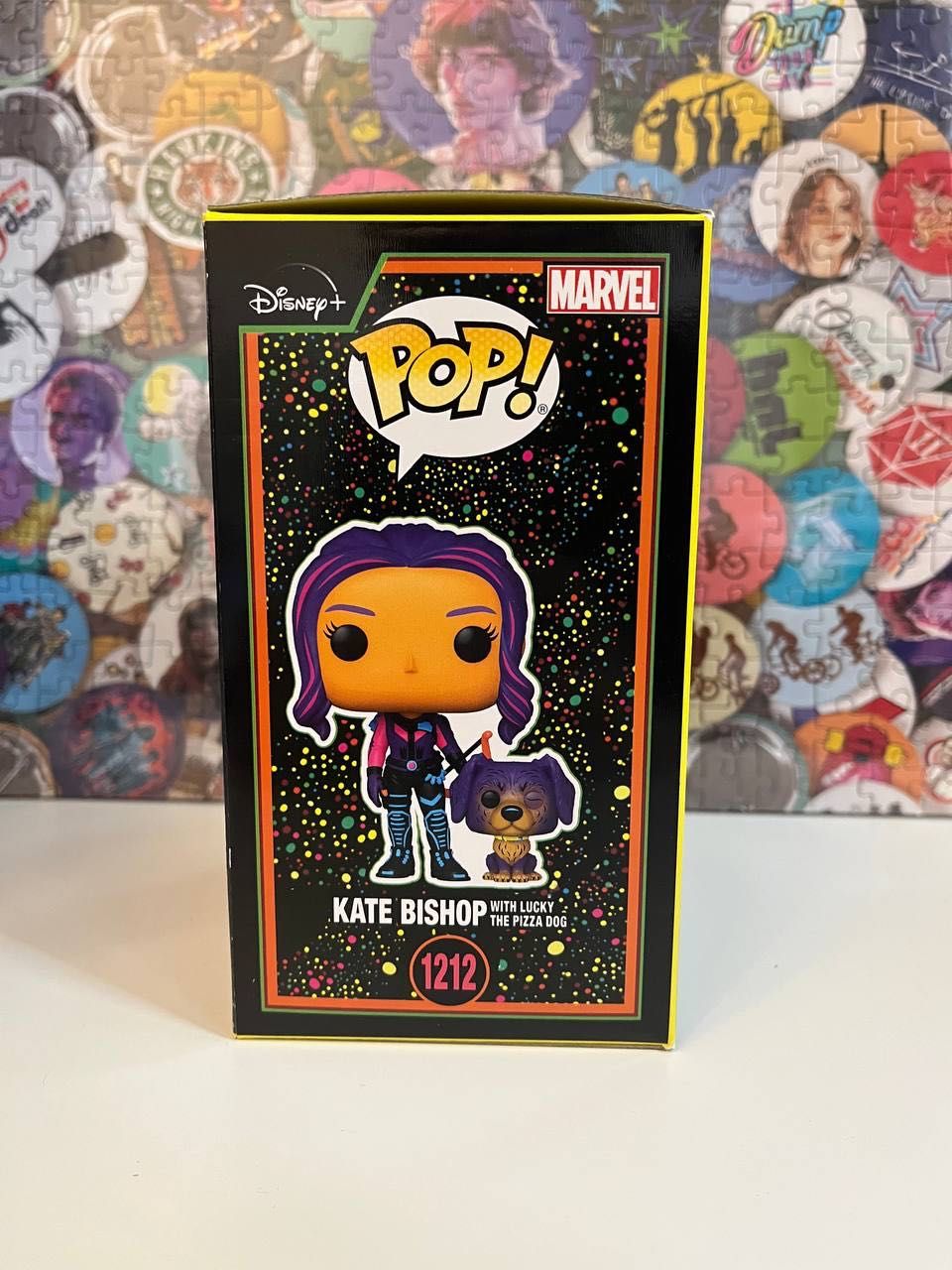 Figurka Funko Pop 1212 Kate Bishop with Lucky the Pizza Dog Marvel SE