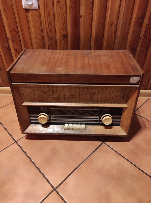 Radio Gramofon Diora Sonata sprawne PRL Vintage 60s