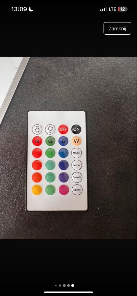 Lampka LED wielokolorowa USB różne funkcje świecenia mrugania nowa
