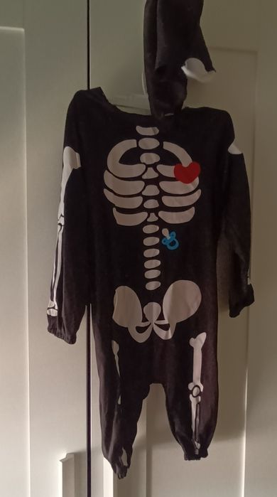 Fato de carnaval bebé Esqueleto