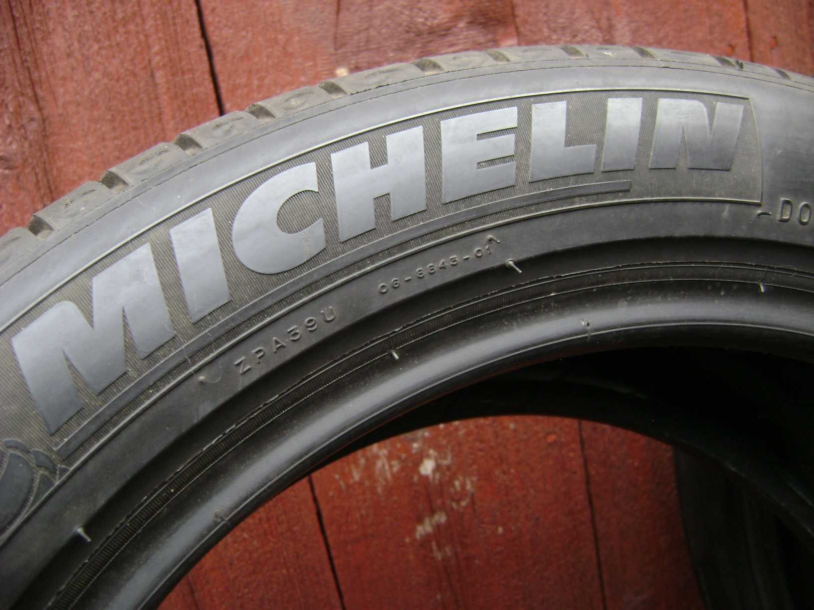 Bardzo ładny komplet opon letnich-17-cal-Michelin-7,5mm