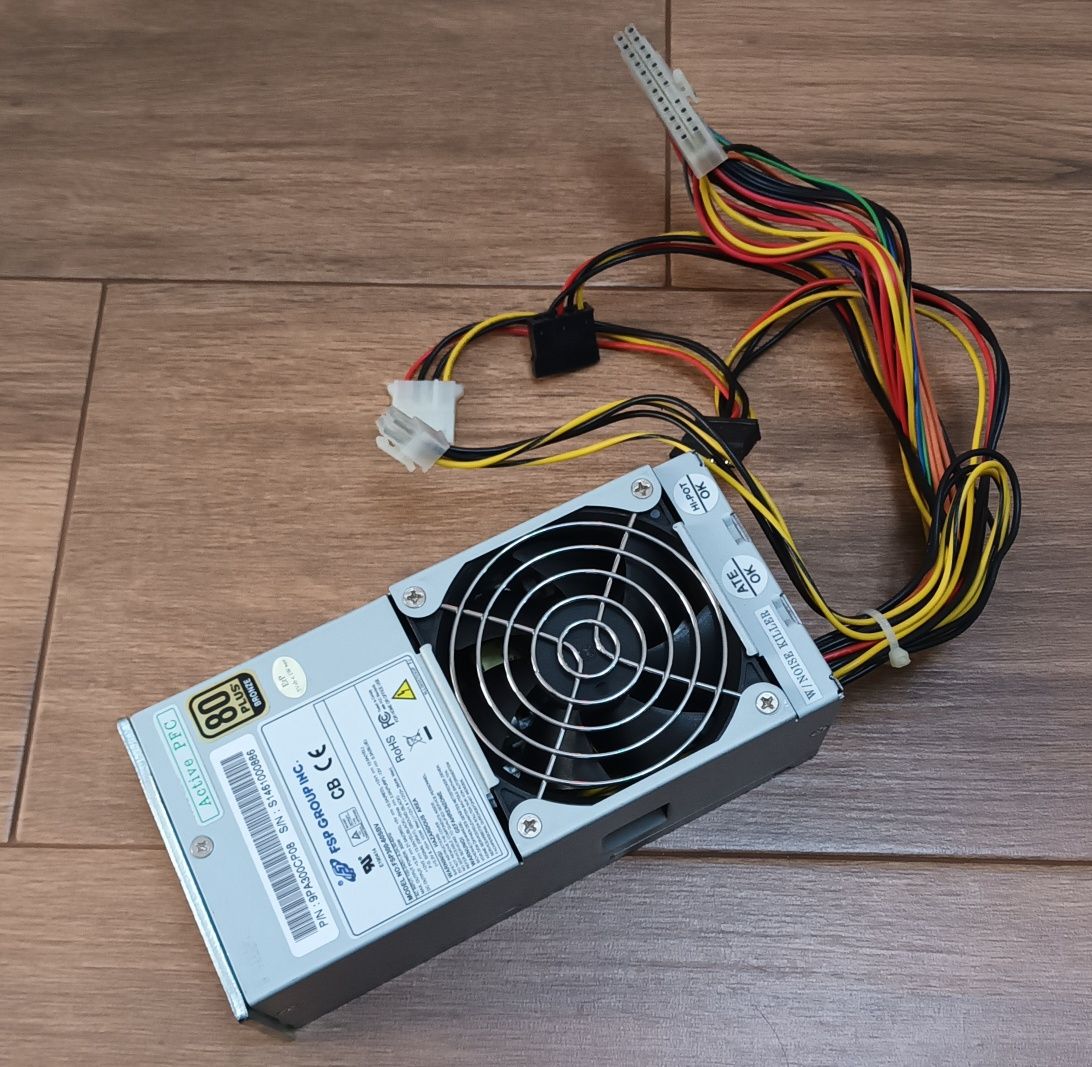 Fonte de alimentação pequena SFX 300 watts 80Plus bronze para PCs SFF