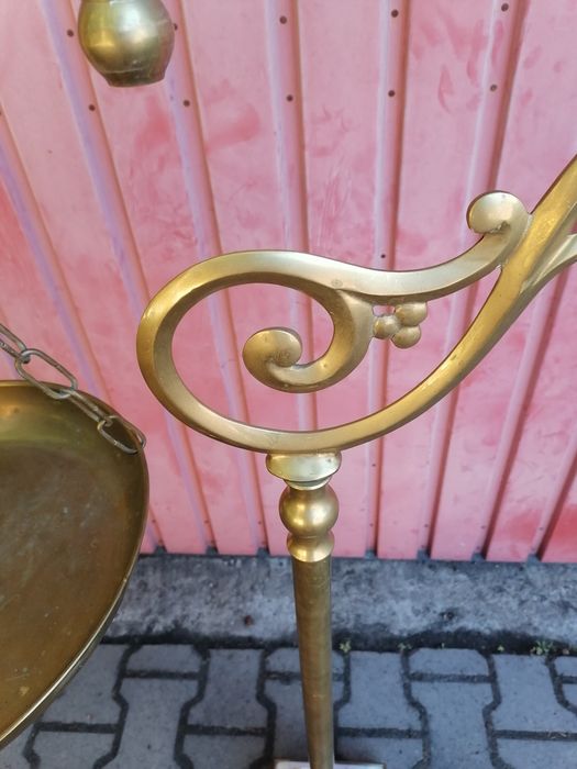 Hit ! WAGA dekoracyjna Mosiężna z szalka + GRATIS Zobacz koniecznie !