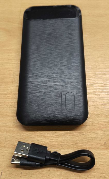 Power Bank 10 000 mAh 2 wyjściami USB 2.4 A i wejściem USB C [2264]