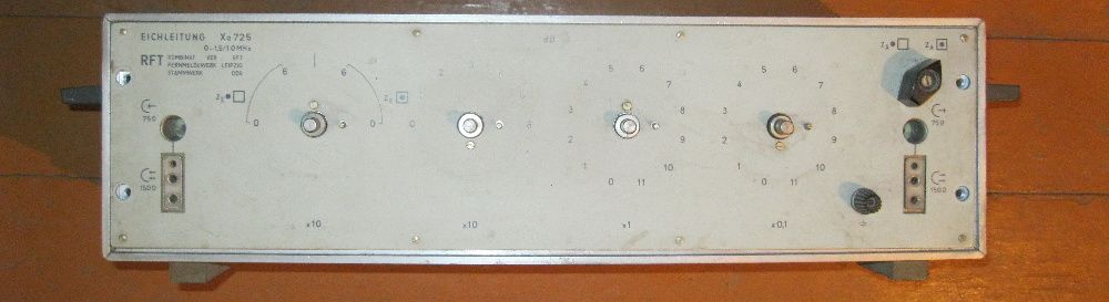 Прибор RFT Eichleitung Xa 725 0…1,5/10 MHz