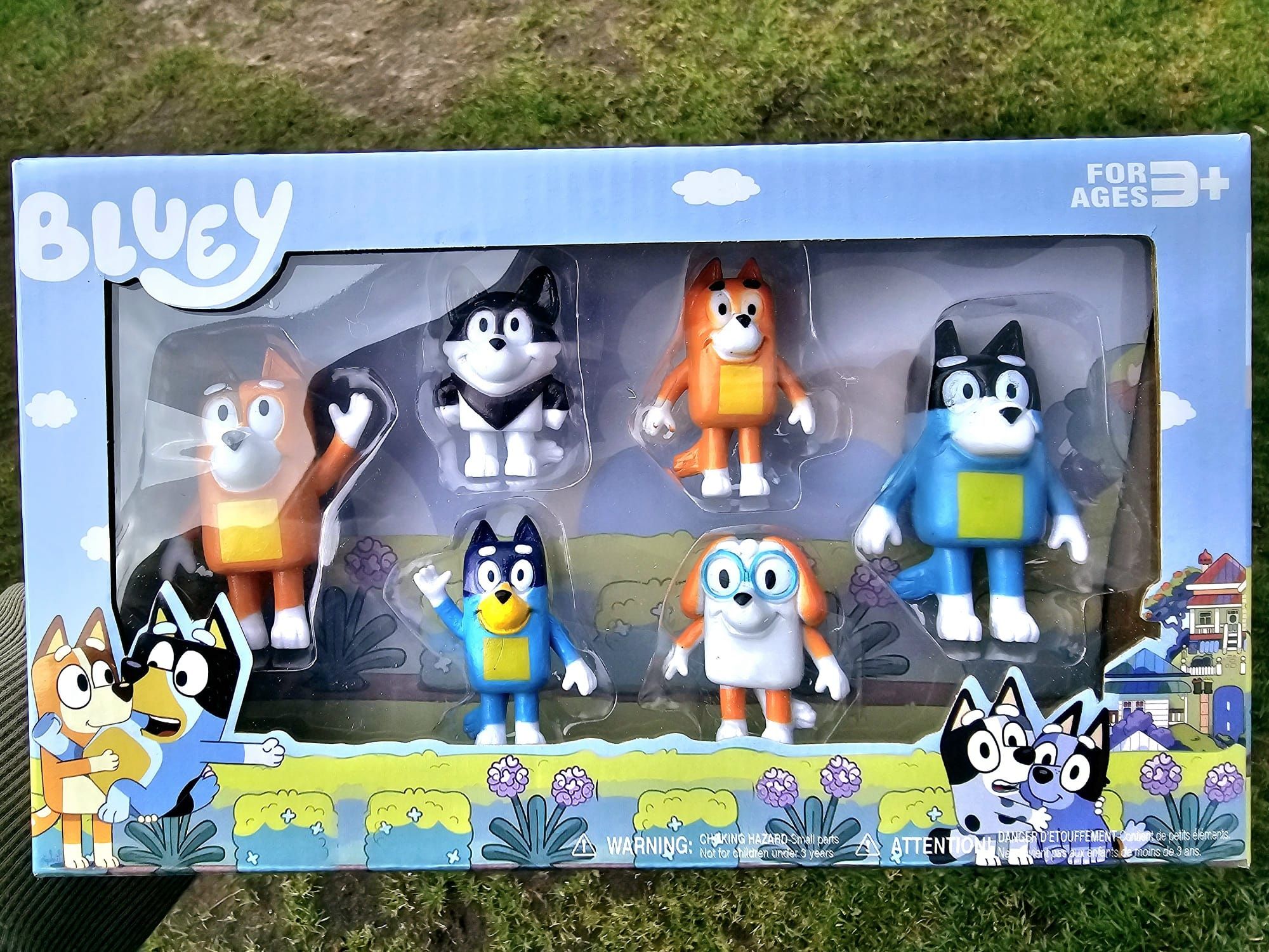 Nowy zestaw figurek figurki z bajki Bingo I Bluey - zabawki