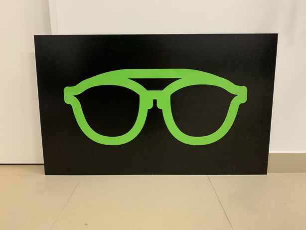 Reklama baner okulary pleksa