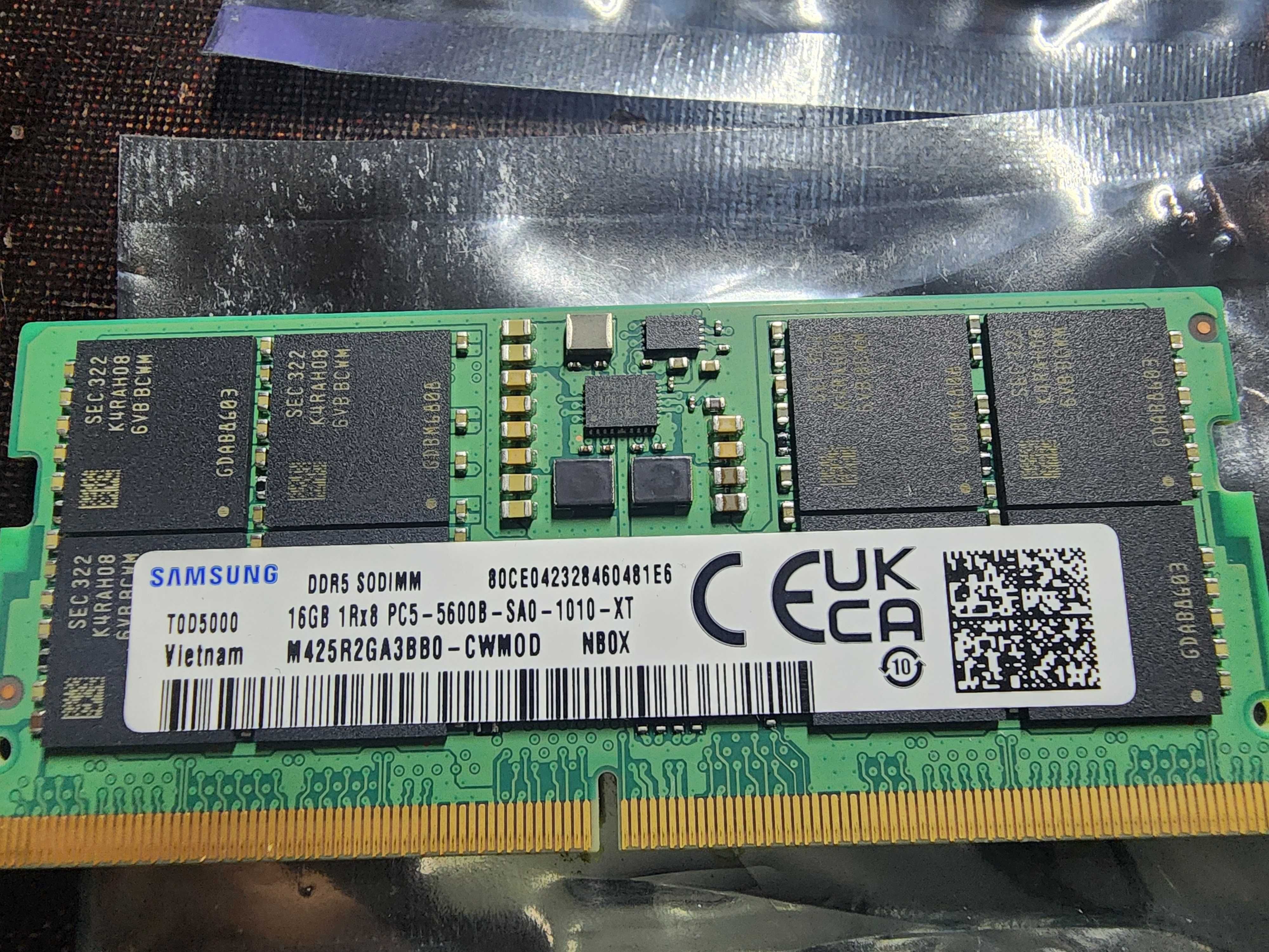 DDR5 2X16 5600 Samsung.