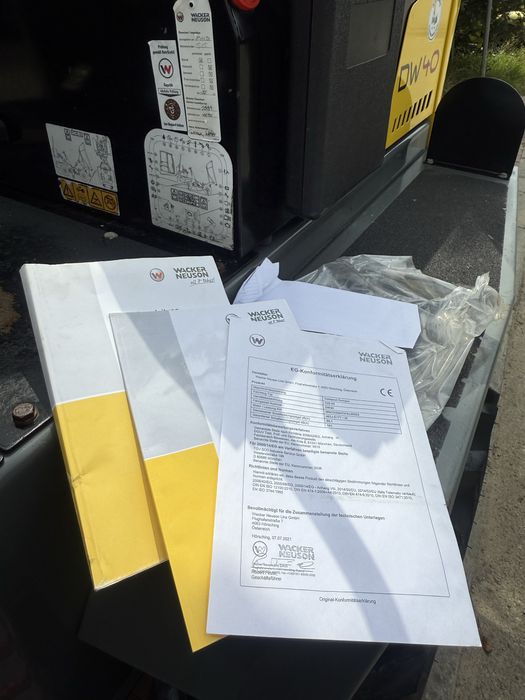 Wozidło obrotowe Wacker Neuson DW 40 z Niemiec 4 tonowe 1600mth