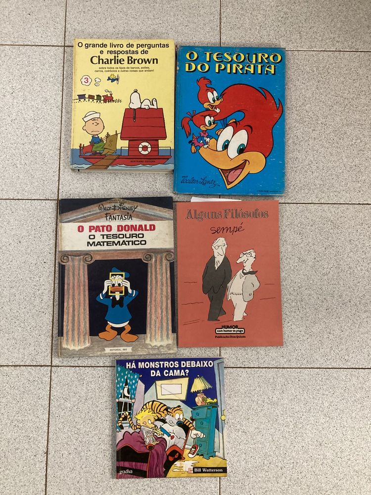 Livros Coleção Clube do Rato Mickey, B.D. e vários