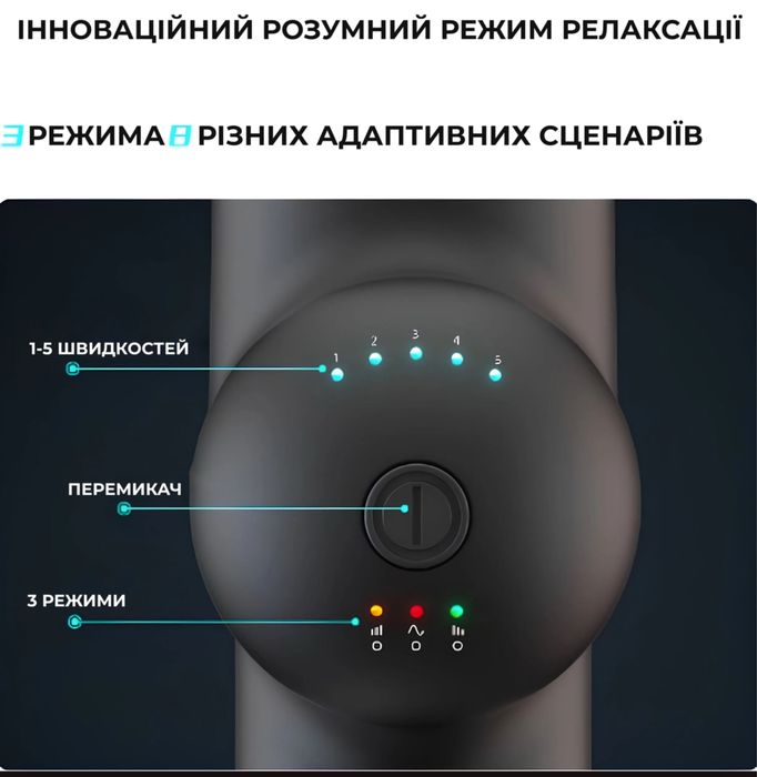 Мощный перкуссионный масажер, в чемоданчике